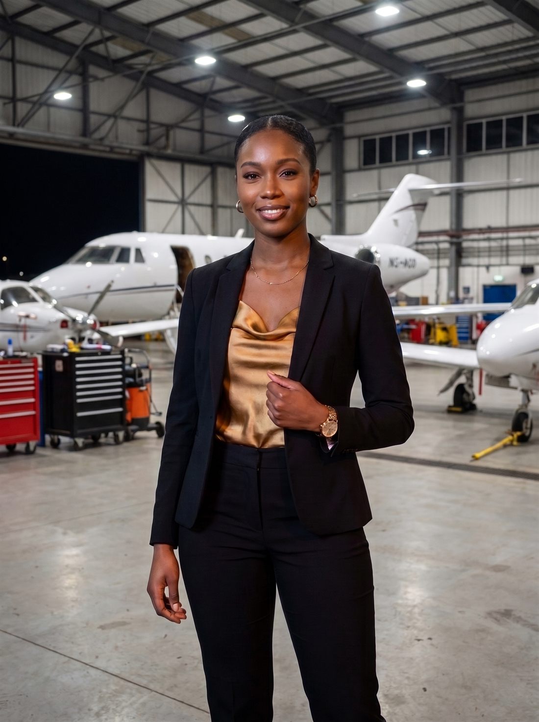 Aircraft owner ahead of a private flight